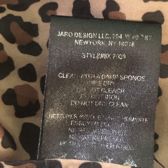 Members Only Womens Zip Front Moto Jacket Small Black Gold Tone Chain Link FLAWS - Picture 10 of 13